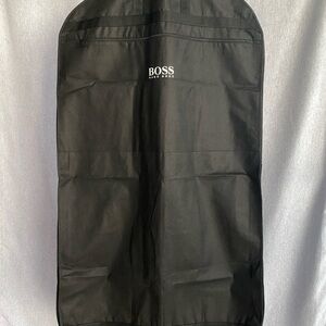 BOSS Hugo Boss |  Luxury Travel Zip Up Suit Black Garment Bag for Suitcase